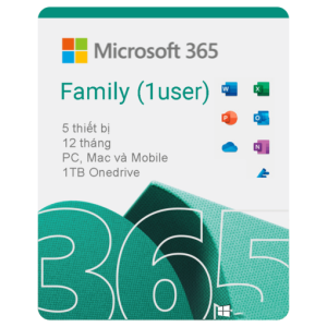 Nâng cấp Microsoft 365 (1 Năm) – 1TB OneDrive