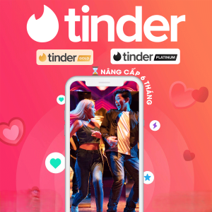 Nâng Cấp Tinder Gold, Platinum Chính Chủ Giá Rẻ
