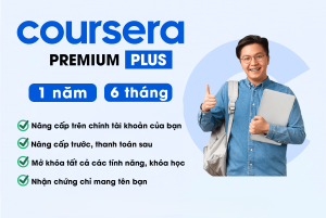 Nâng Cấp Coursera Premium Plus Chính Chủ Giá Rẻ
