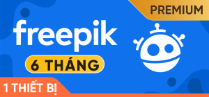 Tài khoản Freepik giá rẻ 1 thiết bị 6 tháng