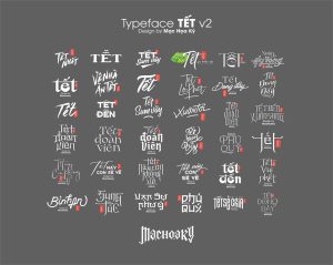 PSD Tết Việt Typeface Siêu Đẹp