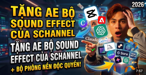 TẶNG AE BỘ SOUND EFFECT CỦA SCHANNEL